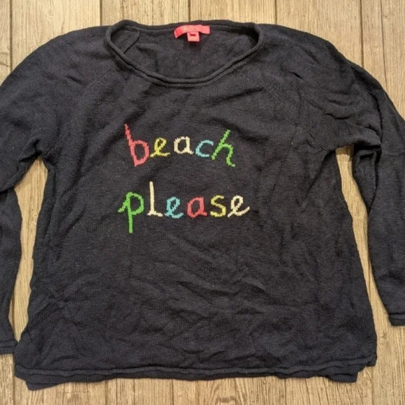 Lilly Pulitzer Black Sweater with Red Tag - Picture 3 of 3
